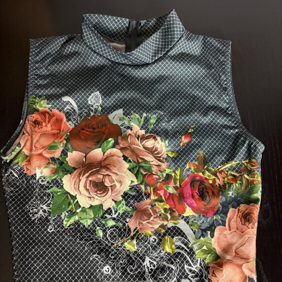 ISABELLE CIARAVOLA Womens Size 38/US S Romane High-Neck Zipper-Back Leotard - Picture 2 of 8